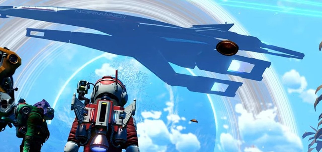 No Man's Sky recebe a nave Normandy, da série Mass Effect