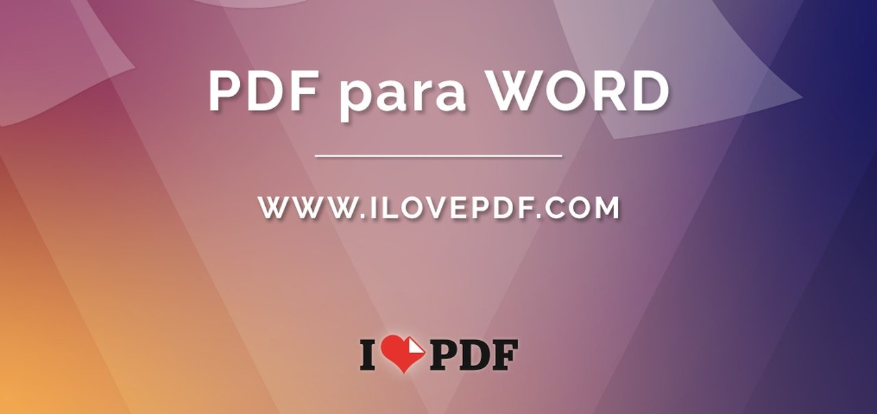 iLovePDF: edite e converta seus arquivos PDFs