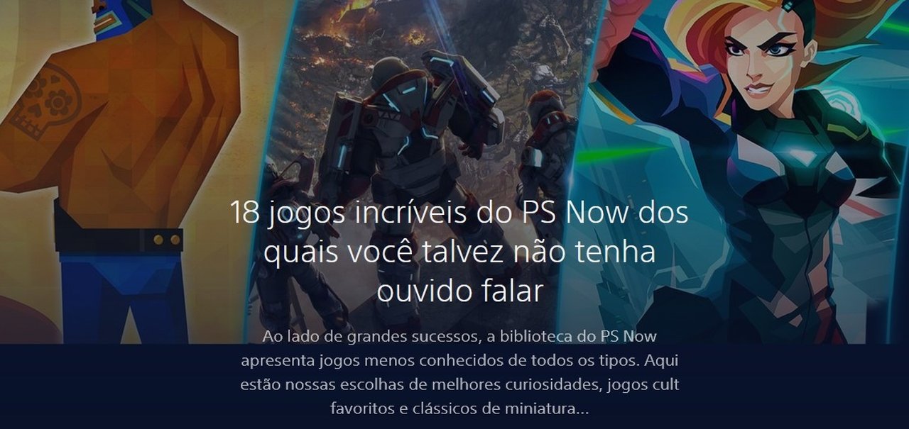 PS Now no Brasil? Serviço ganha página com informações em PT-BR