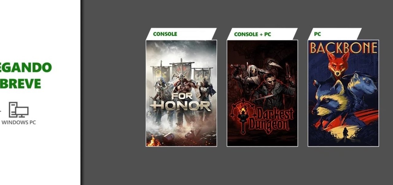 Xbox Game Pass vai receber For Honor, Darkest Dungeon e mais!