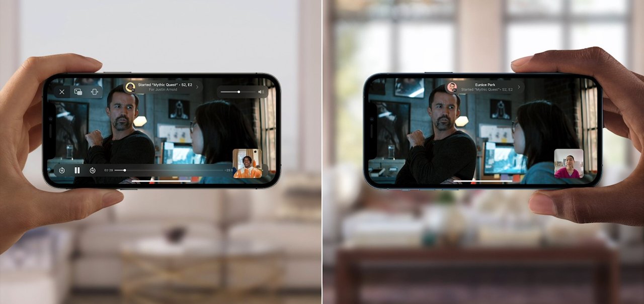 iOS 15 terá SharePlay para assistir filmes com amigos via FaceTime