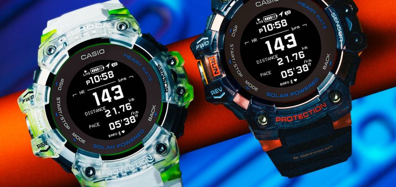 Casio lança G-Shock com monitor de frequência cardíaca e GPS