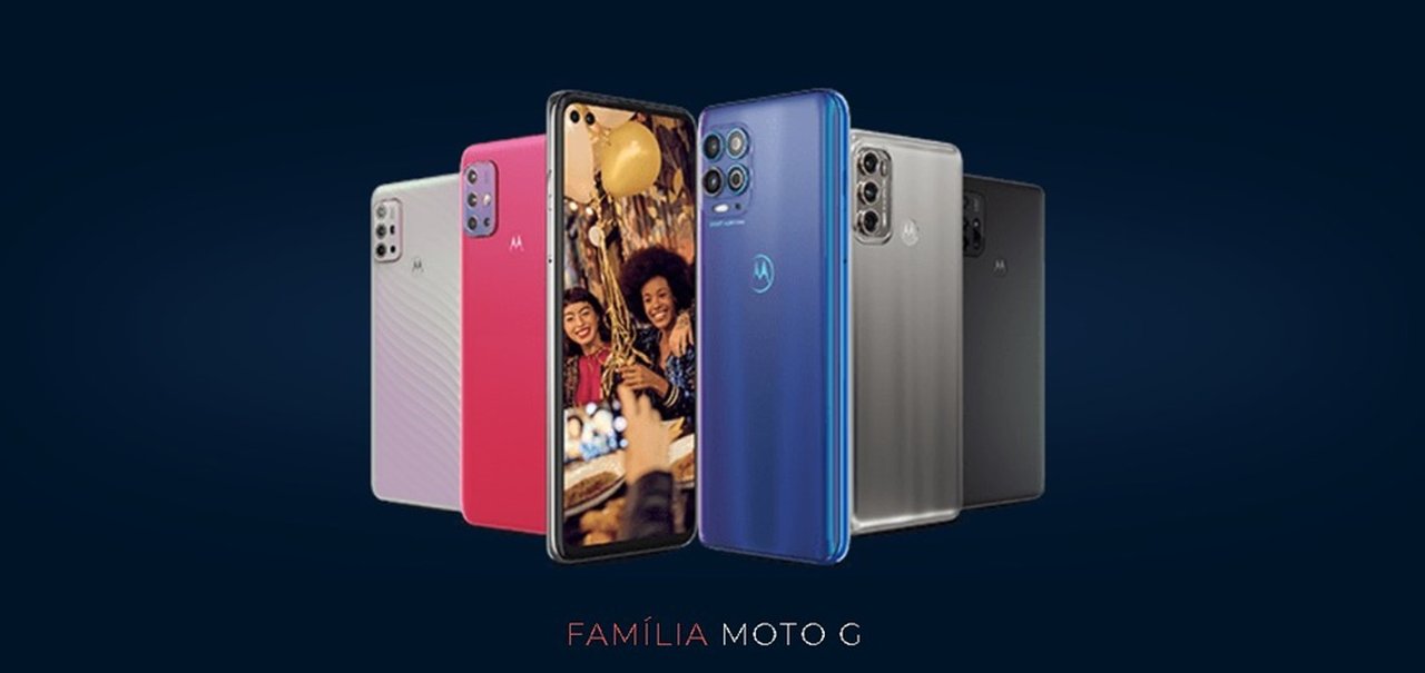 Familia Moto G: celulares com desconto à vista e cupom de 10%