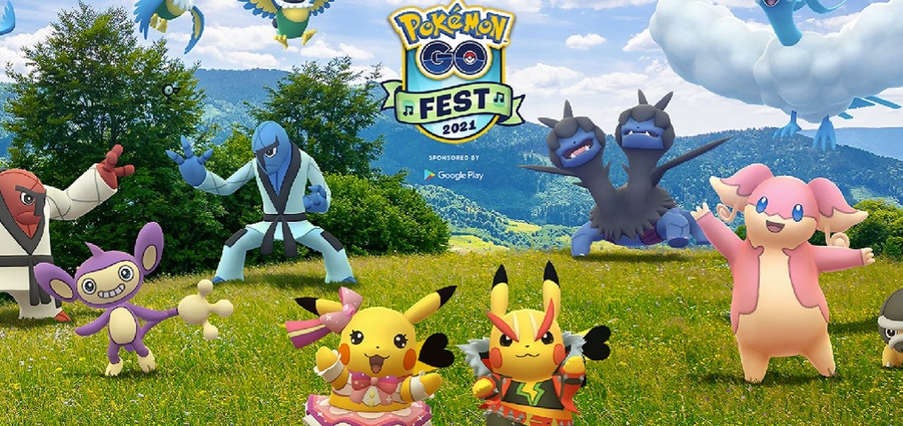 Pokémon GO Fest de 2021 disponibilizará todos os lendários