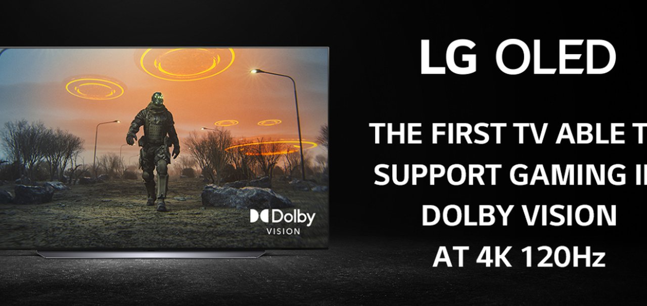 LG atualiza TVs OLED com Dolby Vision HDR a 4K 120 Hz para jogos