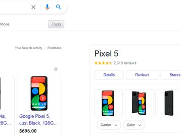 Google move opções de pesquisa e introduz botão para modo escuro