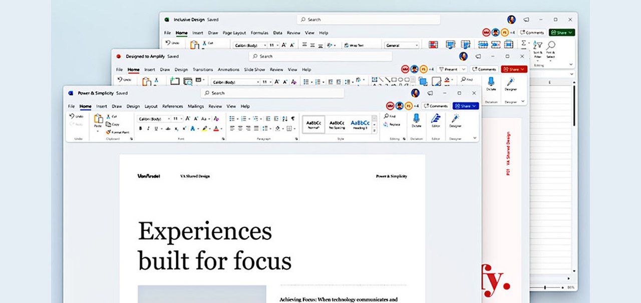 Microsoft libera nova versão do Office inspirada no Windows 11