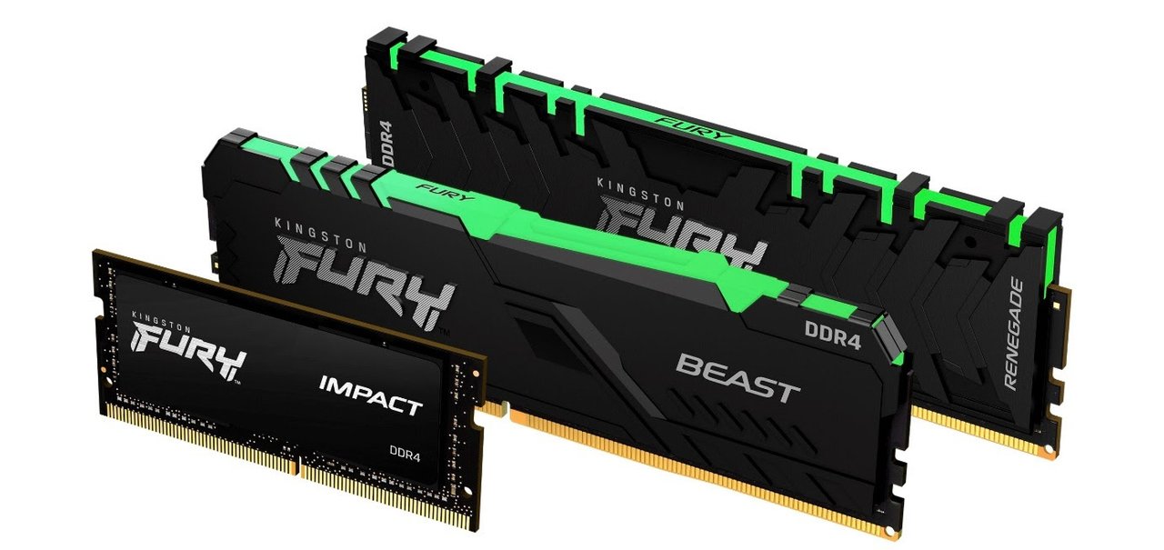 Memória RAM Kingston FURY chega com frequências de até 5.333 MHz