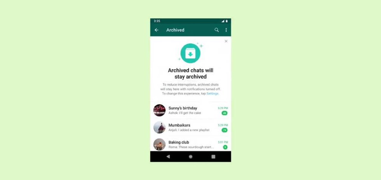 WhatsApp libera novo recurso de arquivar conversas; veja como usar