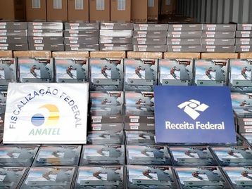 Receita Federal apreende R$ 12 milhões em aparelhos de TV Box