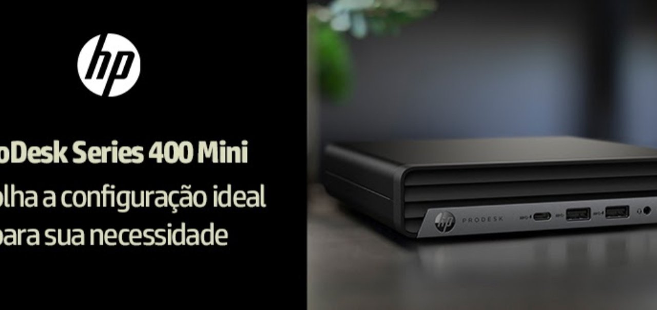 A potência compacta do Desktop HP 400 G5 Mini