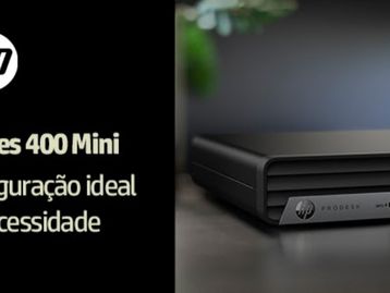 A potência compacta do Desktop HP 400 G5 Mini