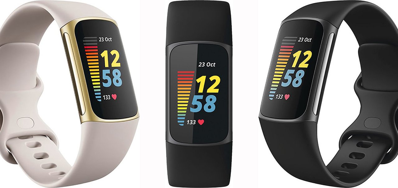 Fitbit Charge 5 aparece com tela colorida em novas renderizações 