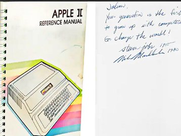 Apple II: manual assinado por Jobs é vendido por R$ 4,2 milhões