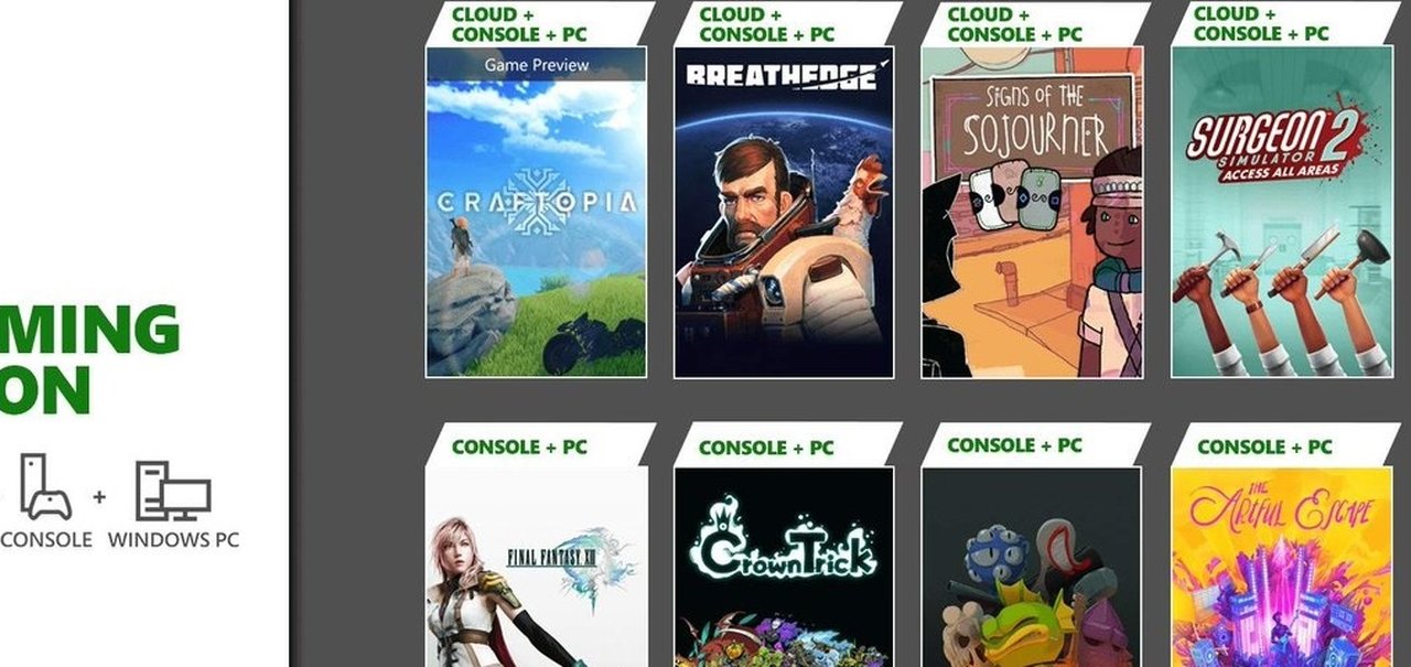 Xbox Game Pass tem FF XIII, The Artful Escape e mais em setembro