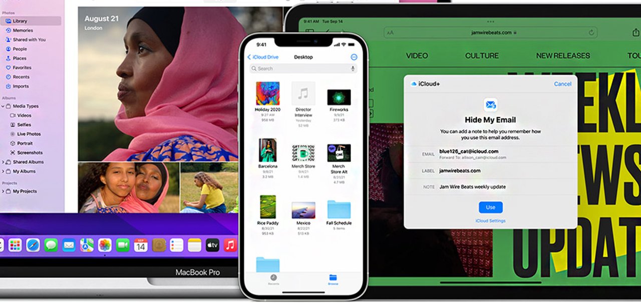 Apple iCloud+ já está disponível