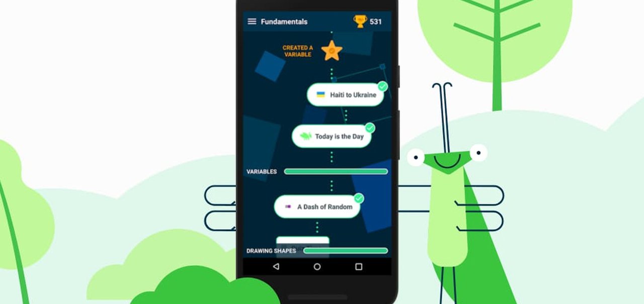 Grasshopper do Google ensina a programar gratuitamente