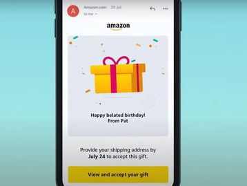 Amazon ganha forma de presentear pessoas sem precisar de endereço