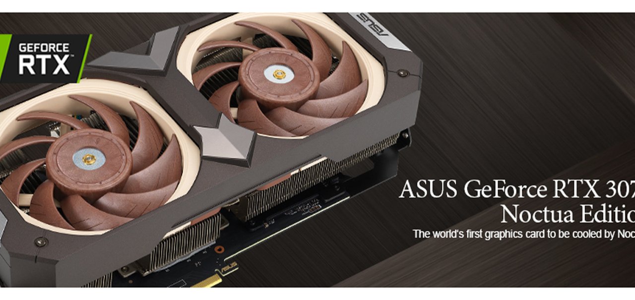 ASUS anuncia nova RTX 3070 em parceria com a Noctua