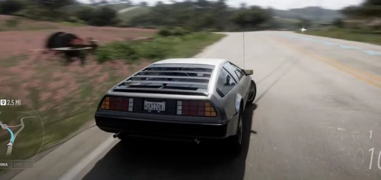 Forza Horizon 5 terá DeLorean de De Volta para o Futuro