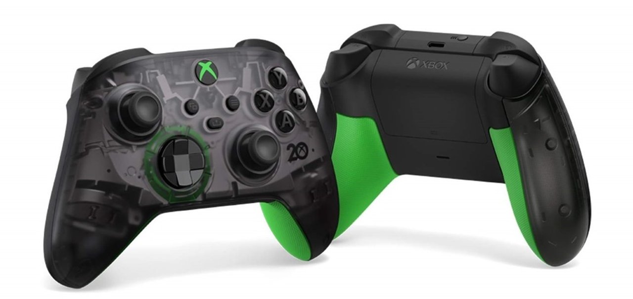 Controle temático de 20 anos do Xbox chega ao Brasil por R$ 599