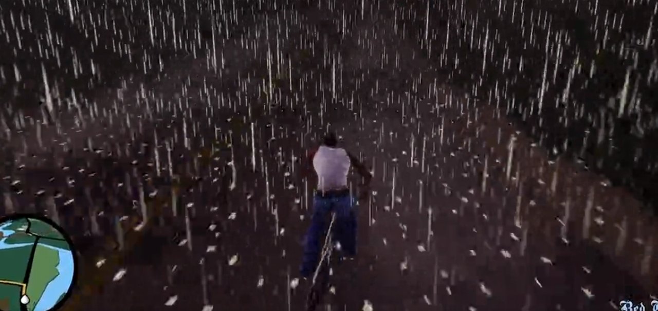 GTA Trilogy: chuva é de doer os olhos no novo visual do remaster