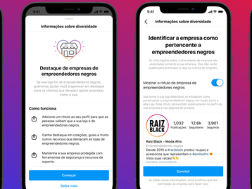 Instagram lança rótulo para empreendedores negros no Brasil