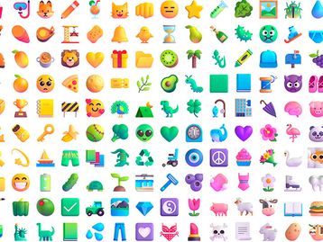 Microsoft lança novos emojis do Windows 11 em 2D