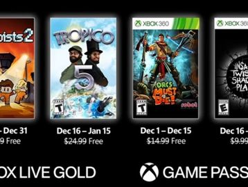 Xbox revela jogos gratuitos de dezembro da Live Gold