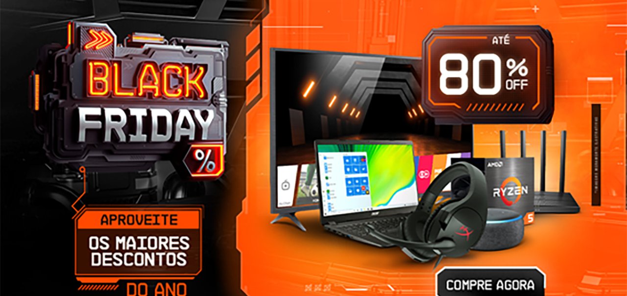 Black Friday do KaBuM! começa hoje e tem descontos de até 80% em produtos