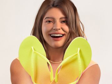 Havaianas apresenta Iana, a nova embaixadora virtual 3D da marca