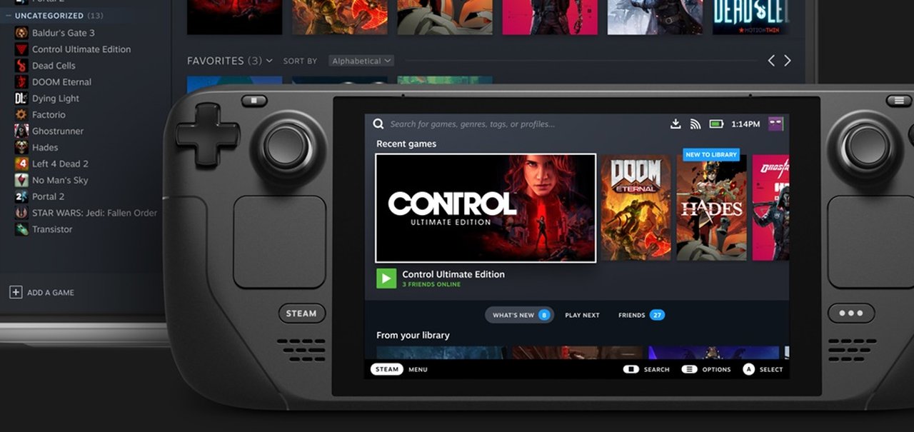 Steam Deck não terá jogos exclusivos, garante Valve