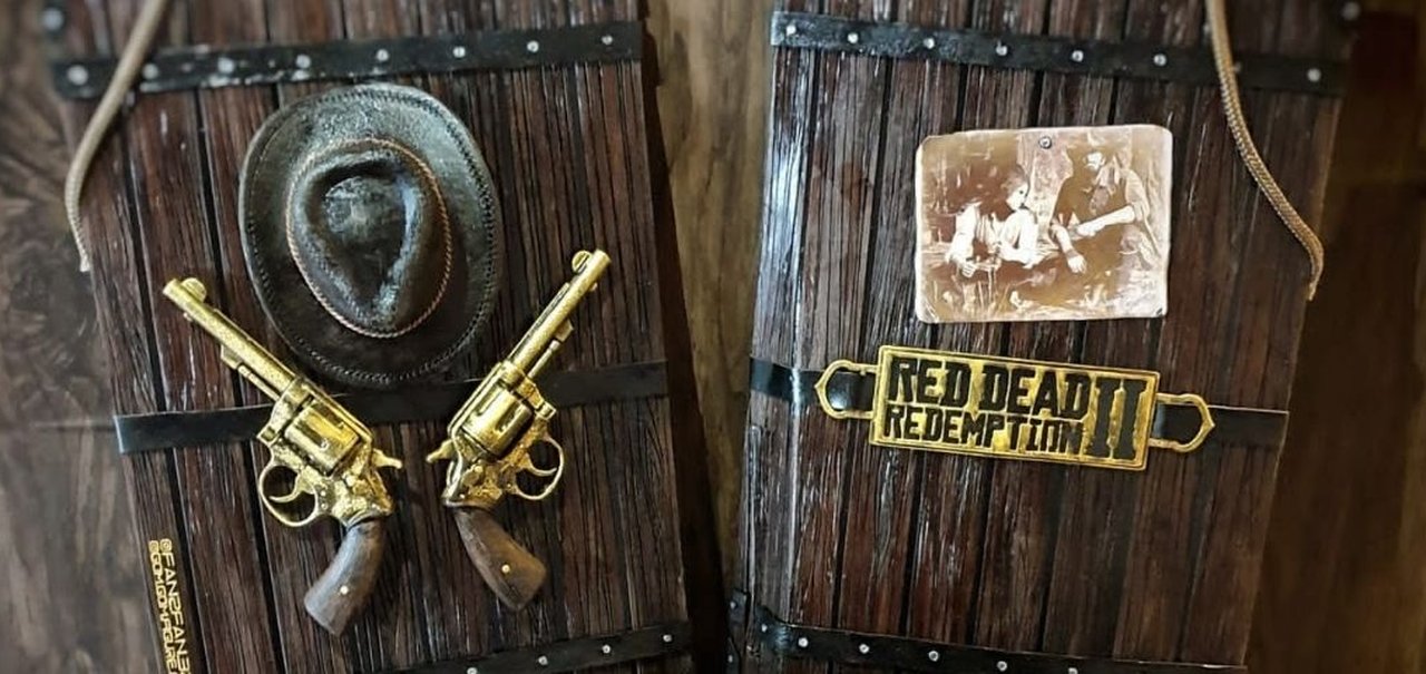 Brasileira cria customização incrível do PS5 de Red Dead Redemption 2