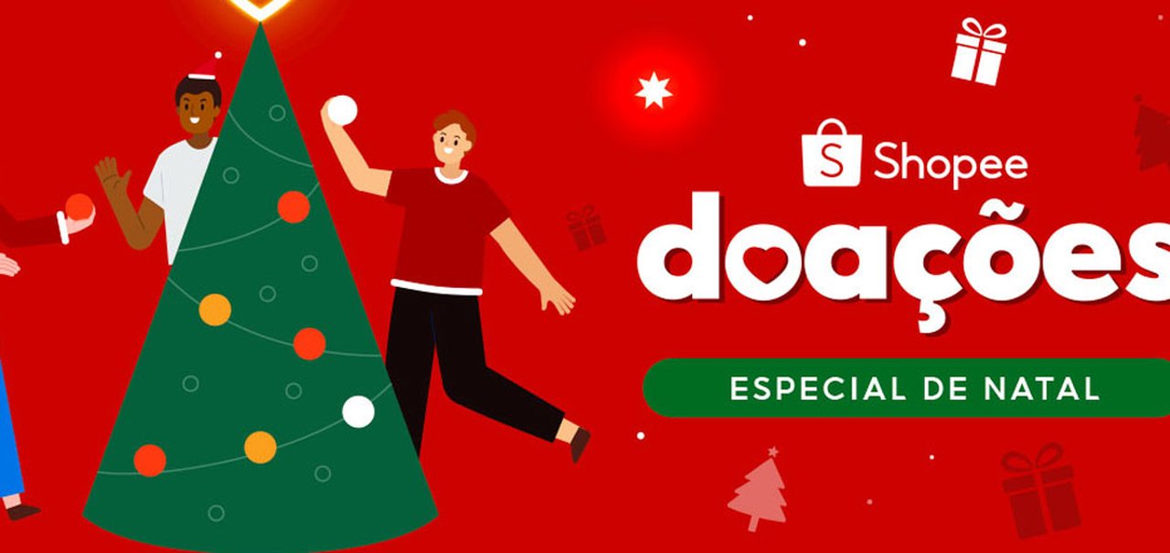 Promoção de Natal da Shopee traz descontos, cupons e doações 