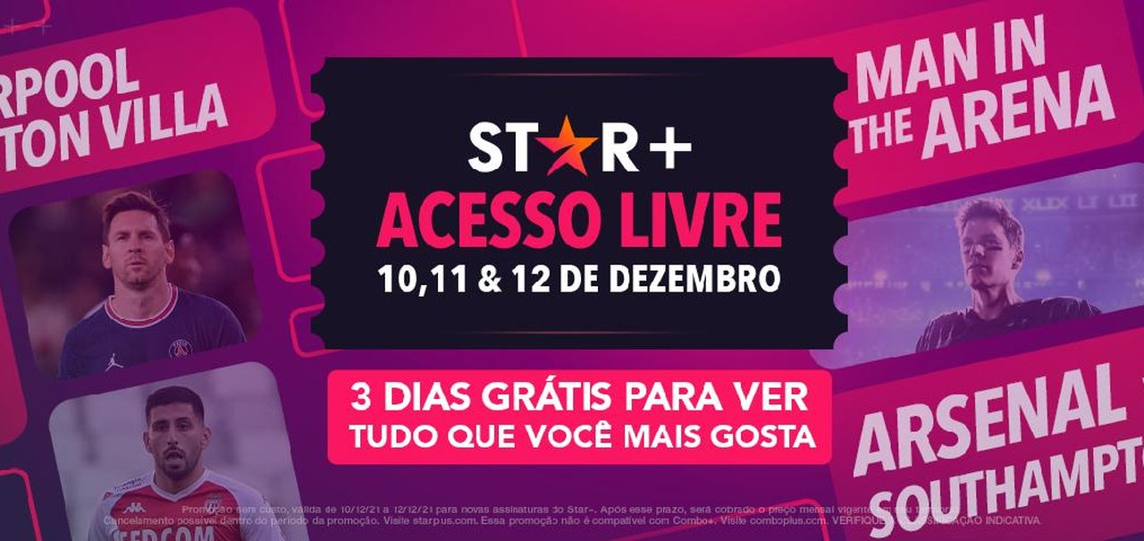 Star Plus grátis: 3 dias de acesso livre no streaming