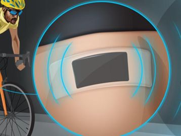 Sensor fitness vestível detecta cansaço no músculo durante exercícios