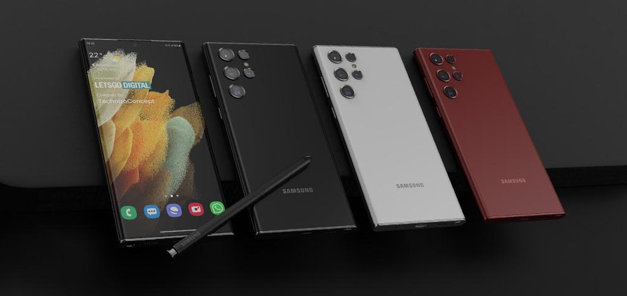 Galaxy S22 Ultra tem supostas especificações e acessórios vazados