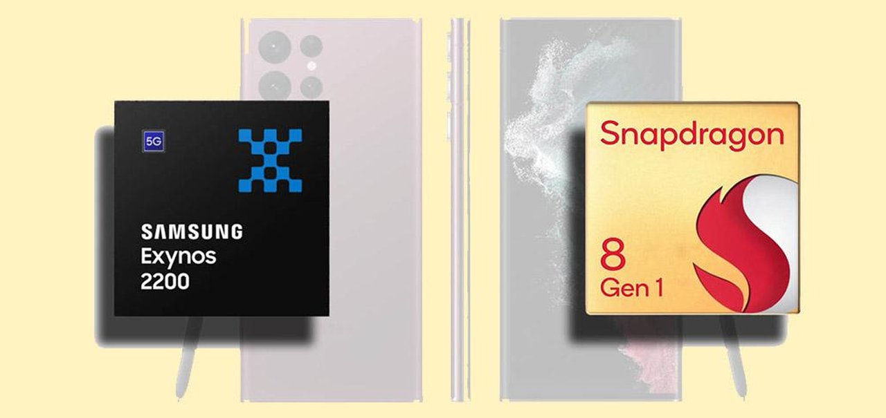 Galaxy S22 Ultra: teste compara Exynos 2200 e Snapdragon 8 Gen 1