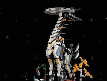 LEGO de Horizon Forbidden West tem Pescoção e boneco da Aloy