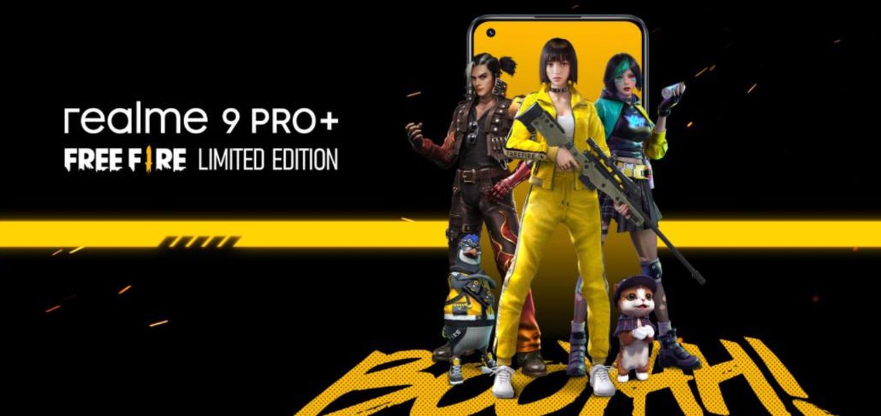 Realme 9 Pro+ ganha edição especial de Free Fire