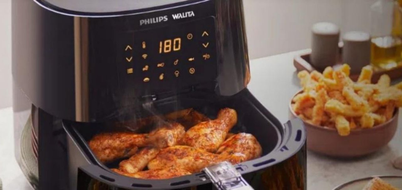 Polishop lança airfryer com Wi-Fi e comandos via Alexa e Google