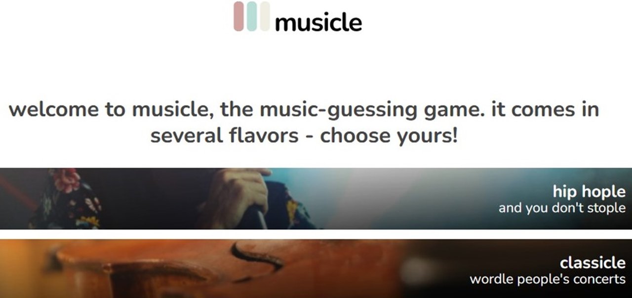 Musicle: conheça o Wordle musical desenvolvido por um brasileiro