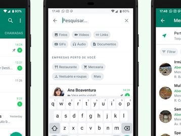 WhatsApp ganha recurso para pesquisar empresas na tela inicial