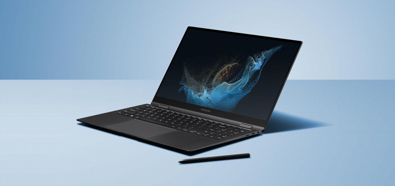 Samsung lança Galaxy Book 2 Pro e Pro 360 com tela giratória