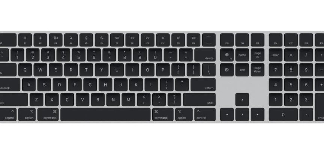 Apple lança mouse, teclado, trackpad e cabo na cor preta