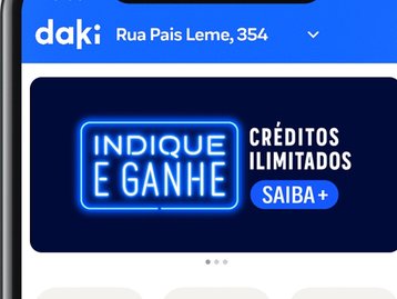 Daki faz promoção oferecendo 3 itens de mercado por R$ 0,15 cada