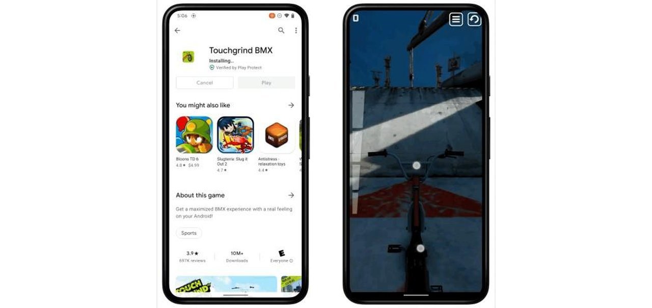 Função de abrir apps durante o download chega ao Android 12