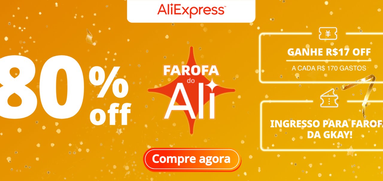 Aniversário AliExpress: melhores ofertas AO VIVO