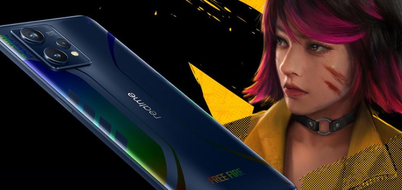 Realme 9 Pro+ ganha edição especial e limitada de Free Fire