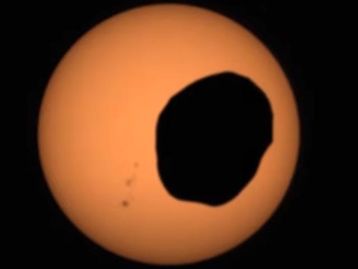 Imagens da NASA mostram eclipse solar em Marte! Veja vídeo